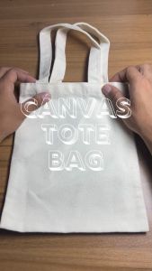 Digiprints PH - 1pc Plain Canvas Tote Bag Printable High Quality and Thick Fabric 8x10 inches