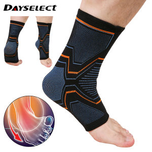 1Pcs Breathable Ankle Protection 3D Knitted Fabric Nylon Elasticity Pressurized Support Prevent Sprains Ankle Brace Men Women