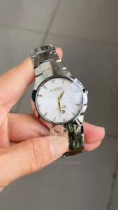 Đồng Hồ Nam Dây Đá Ceramic MỎNEO RODA Màu Trắng Kính Sapphire Size 38mm (R6020L)