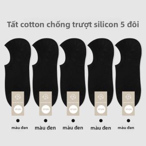 Tất thể thao nam MiiOW bằng cotton mỏng thấm hút mồ hôi thoáng khí - mùa xuân hè