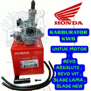 KARBURATOR KODE-KWB HONDA REVO ABSOLUTE ABS BLADE REVO FIT BERKUALITAS ORI 100% PRESISI AHM ORI 100%