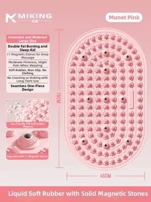 MIKING | Liquid Soft Gel Acupressure Mat Indoor Large Step Massaging Feet Reflexology Mat
