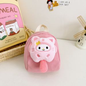 Balo Trẻ Em Nhẹ Túi Đeo Vai Đôi Hoạt Hình Phụ Kiện Đi Chơi Cho Bé Gái Túi Đựng Đồ Đi Học Túi Đựng Đồ Đi Chơi