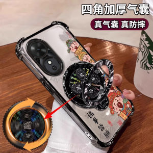 เคสโทรศัพท์ซิลิโคน Honor รุ่นใหม่ พร้อมขาตั้ง ป้องกันการตกหล่น สำหรับผู้ชายและผู้หญิง รุ่น 60Plus 40Plus 30Plus 20Plus