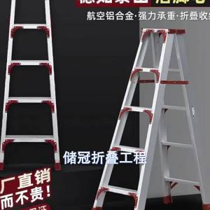 MOLORE | Foldable Double Sided Step Ladder Aluminum