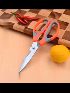 Gunting Dapur Serbaguna MultiFungsi Ikan Ayam Daging Sayur / Kitchen Scissors Stainless Steel Murah / Gunting Pemotong Dapur Stainless Steel