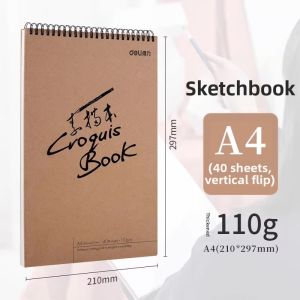 deli | Thick Blank A4 Sketchbook
