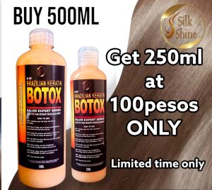 Brazilian Hair Botox Keratin Treatment With up to 80% Straightening effect for dry and Frizzy Hair New Improved Formula