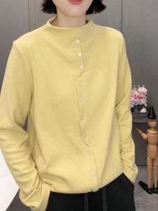 QINGNAER | Slim Fitting Casual Long Sleeve Shirt