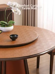 SHULIAN | Retro Luxe Washable Waterproof Oil-Proof Heat-Resistant Table Pad