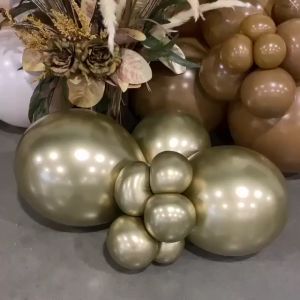 Balon Latex Retro Coffee 10/20 pcs 12 inci Retro Coffee Balon Lateks Untuk Pesta Ulang Tahun Pernikahan Festvial Dekorasi