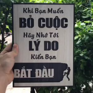 Tranh treo tường trang trí phòng tạo động lực khi bạn muốn bỏ cuộc hãy nhớ lại lý do khiến bạn bắt đầu