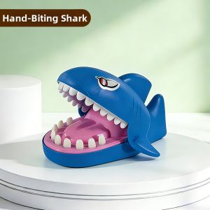 BABYSHOME | Stress Relief Bite Shark Tooth Crocodile Pull Teeth Prank Toy
