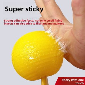 MONLEYTA | Indoor Fruit Fly Trap Bug Killer Small Flying Insects Removal Kitchen Mosquito Enemy Glue Ball For Flies Pest Control