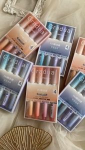Winzige 4pcs Stabilo Warna Pastel Highlighter Pen Set Lucu Journal Marker Pen Alat Tulis Pena Stabilo 4 Warna Highlighter Penanda 1 Set 4 Pcs Highlighter Retro Color Pastel Color