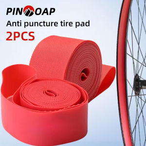 PINMOAP 2PCS Anti Puncture Tire Pad Bicycle Tire Liner Anti Puncture Gasket Thickened Durable Liner Bicycle Tire Protective Pad