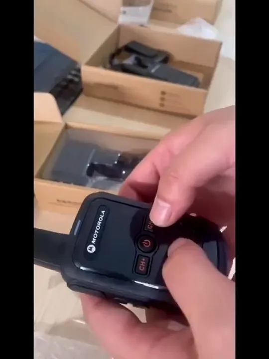 【2PCS】Motorola Walkie Talkie 10KM C51 mini 9800mAh high capacity radio Outdoor 5W 16 Channels UHF waterproof intercom