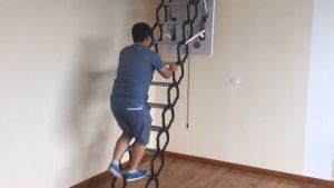 Folding stairs/ loft ladder/ Attic staircase/ garret stairs/ Invisible ladder/ telescopic stairs/ Folding ladder/ Magic staircase (not automatic)
