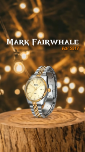 ORIGINAL Jam Tangan Pria Mark Fairwhale 5017 Kuarsa Sport Garansi Resmi 1 Tahun Stainless Steel