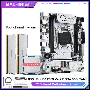 MACHINIST X99 Gaming Motherboard Kit set C612 Chip Optional E5 2683 V4 cpu and 16GB DDR4 RAM Dual Channel USB3.0