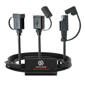 Cổng Sạc USB Cho Xe Máy Chống Nước Hỗ Trợ Sạc Nhanh