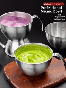 Vinland | Baking Cream Mixing Bowl 304 Stainless Steel With Handle