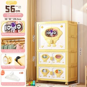 XINGYOU | Tủ Quần Áo Trẻ Em Dễ Lắp Ráp