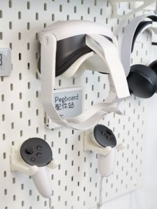 Ikea Skadis Compatible Quest3 Quest2 Holder Home Storage Organizer Plastic Hole Board Accessories Hook Installation