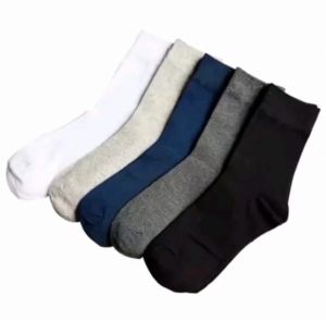 6 Pasang Kaos Kaki Kerja Kantoran Panjang Polos Pria Dewasa Business Kaos Kaki Import Terbaru