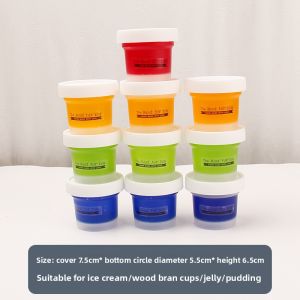 AMW | Disposal Freezer-safe Containers for Ice Cream Mousse Jelly Pudding