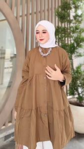 Mika Tunik Wanita Korean Style & Atasan Muslim Wanita