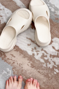Tawii Fish mouth slippers Thick soled shoes sandals Korean style Womens shoes Soft and comfortable street fashion