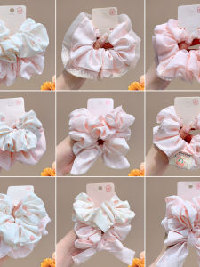 ENEN | Pink Polka Dot Soft Elastic Headband with Bow