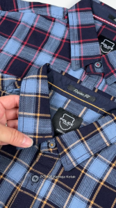 POLICE Kemeja Kotak Twill Regular Fit Pria