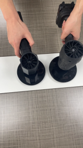 Booster TF64C Handheld Violent Jet blower 1200g High Thrust Violent Fan 45000RPM Brushless Motor Ducted Turbofan Stepless Speed High Power Duct Turbofan Portable Dust Blower Keyboard Cleaning Tool Suitable for Multiple Scenarios and Functions