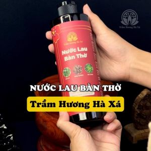 Nước lau bàn thờ làm sạch bụi bẩn Trầm Hương Hà Xá