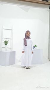 Kerudung Anak Perempuan Pashmina Instan Jersey Kancing 2-8 Tahun Hijab Instan Jilbab Anak Terbaru 2025