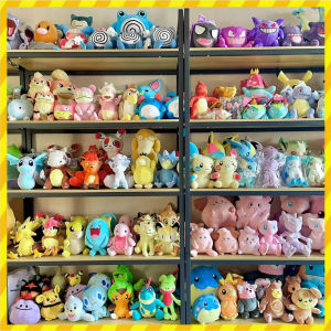 DUODUOBAO | Pokemon Plush Toy High Quality With Tag Anime Cartoon Pikachu Charmander Squirtle Bulbasaur Stuffed Doll Gift For Kids Children