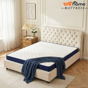 WE HOME ที่นอนยางพารา รุ่นประหยัด สีเทา/สีขาว 3ฟุต 3.5ฟุต 5ฟุต 6ฟุต วางพื้นได้ ม้วนพับเก็บได้ รองรับสรีระ แก้ปวดหลัง นอนสบาย ผ้านุ่มช่วยกันไรฝุ่น COD