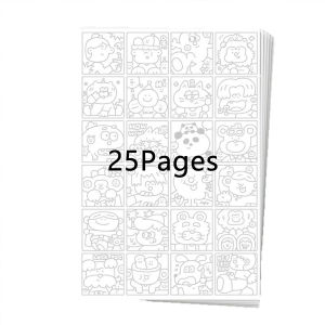 25-Page Set of Random Drawing Templates For Stress Relief Pen ControlLine Practice TracingImprove Focus & Observation Skills