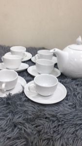 BỘ BÌNH TRÀ 0.7 LÍT - MẪU ĐƠN - GỐM SỨ MINH LONG I
