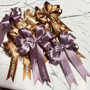 โบว์ติดของขวัญ ริบบิ้นโบว์ โบว์ผ้า 🎀พร้อมส่ง ขั้นต่ำ 5ชิ้น ระบุสีทักแชทแจ้งค่ะ