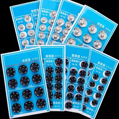 Invisible Anti-Light Metal Button Baby Clothes Fastener Shirt Sewing DIY Metal Button Golden Eagle Brand China Made