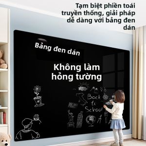 Decal Bảng Đen Dán Tường Bền Môi Trường Không Hại Tường