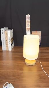 table lamp Wood table lamp simple modern Nordic bedroom bedside lamp wooden nightlight LED creative small table lamp