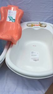 Chậu Tắm Cho Bé chậu nhựa chậu cho bé chậu tắm chậu nhựa Notoro INOCHI Plus - Thiết Kế Rộng Có Tay Nắm Giúp Bé Thoải Mái tắm THAUTAM2