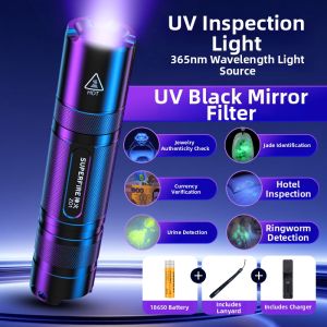 SUPERFIRE | Banknote & Fungus Detection UV Flashlight 365nm