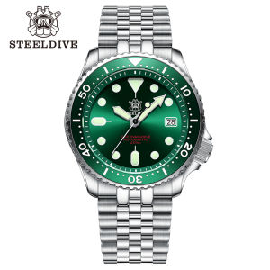 Steeldive นาฬิกาผู้ชายแบบอัตโนมัติ นาฬิกาดำน้ำ SD1996นาฬิกาผู้ชายสร้อยข้อมือ NH35 41mm นักดำน้ำนาฬิกาผู้ชาย