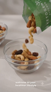 Ketogenius Kitchen Roasted Deluxe Nuts Trail (Unsalted) 110g - Slow Roasted Healthy Snack Natural