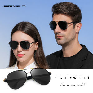 SEEMELO Sunglasses Driver Driving Mirror Polarized Glasses Sunglasses Men And Women Tide Glasses Brand Goggles Sunglasses Retro Anti Glare Driving Sun Glasses UV400